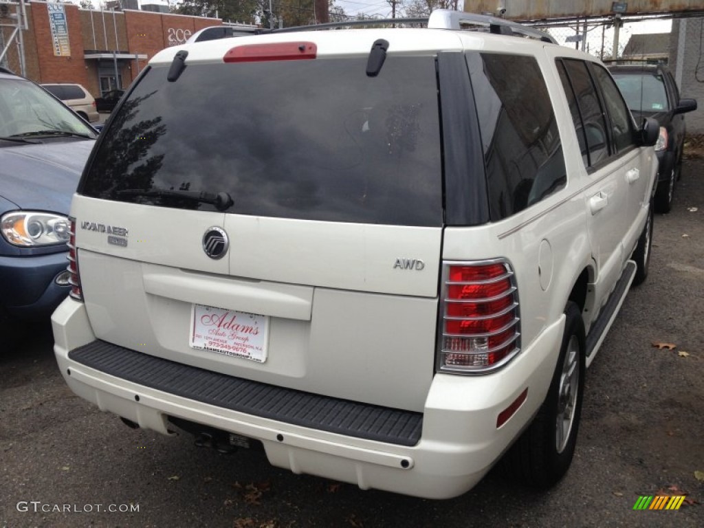 2004 Mountaineer Premier AWD - Ceramic White Pearl / Medium Dark Parchment photo #6