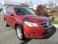 Wild Cherry Metallic 2010 Volkswagen Tiguan SE