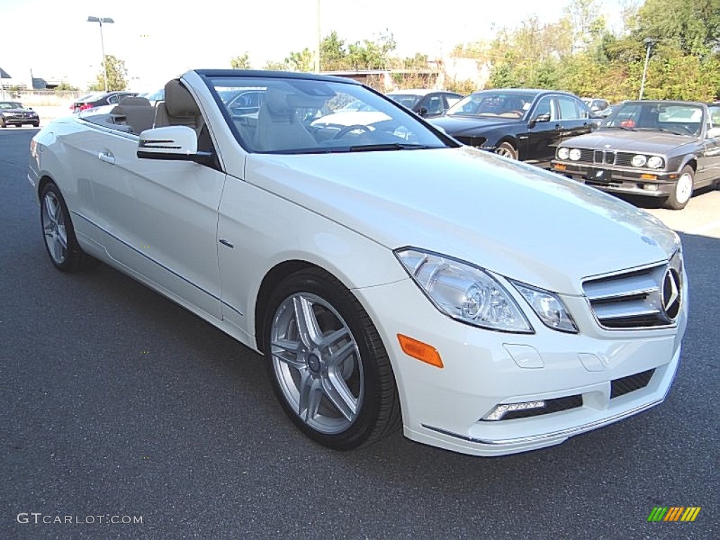 2011 E 350 Cabriolet - Arctic White / Almond/Mocha photo #6