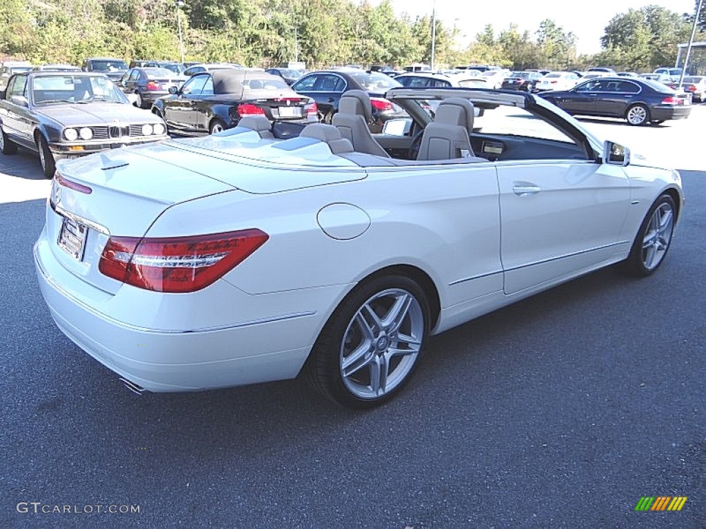 2011 E 350 Cabriolet - Arctic White / Almond/Mocha photo #7