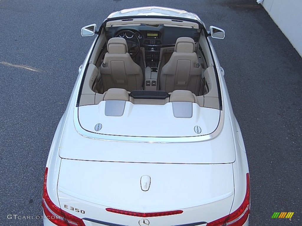 2011 E 350 Cabriolet - Arctic White / Almond/Mocha photo #11