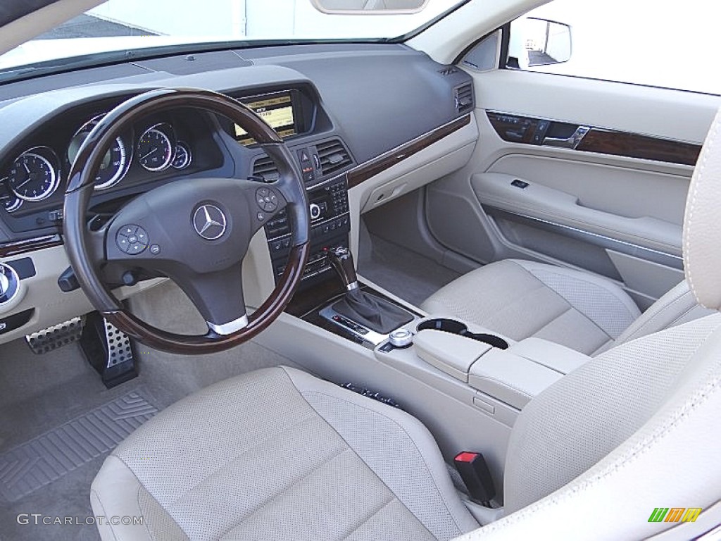 2011 E 350 Cabriolet - Arctic White / Almond/Mocha photo #14