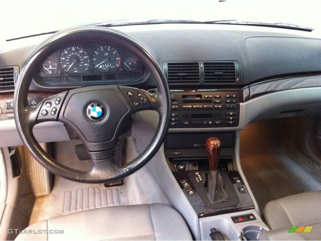 2000 3 Series 328i Coupe - Titanium Silver Metallic / Grey photo #6