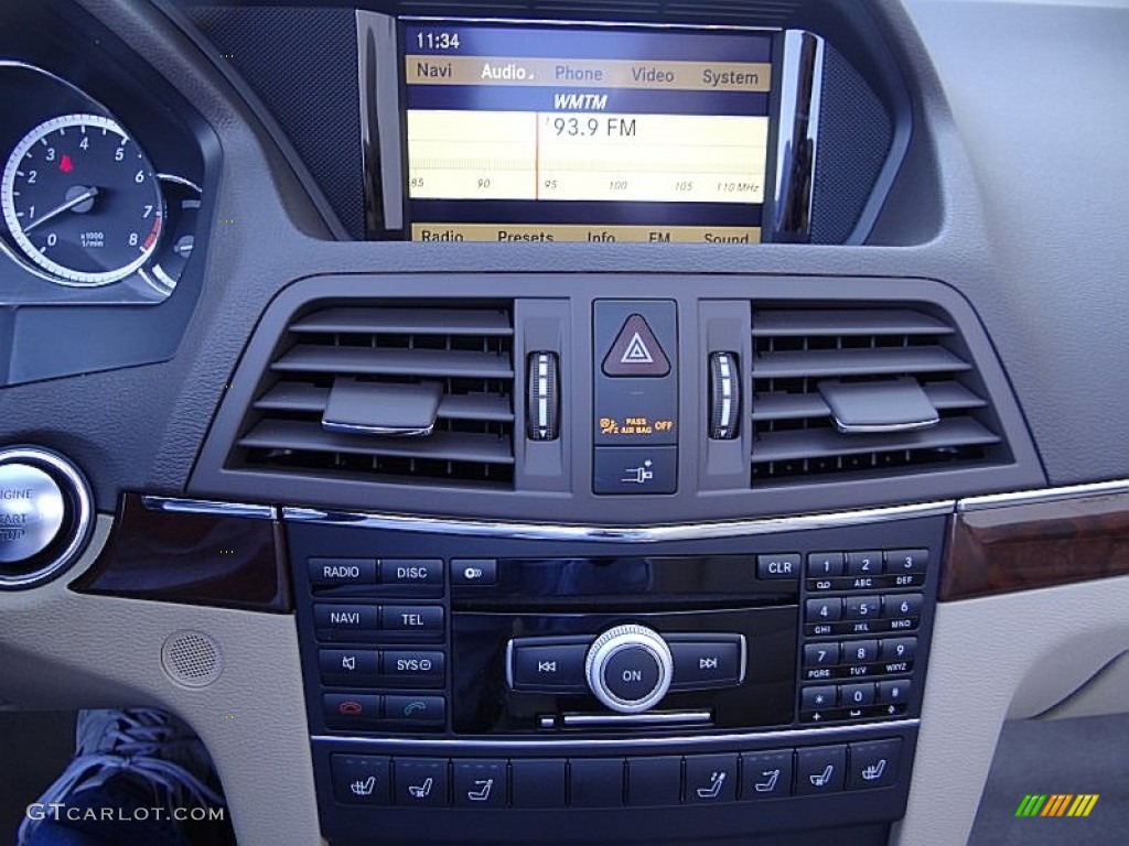 2011 E 350 Cabriolet - Arctic White / Almond/Mocha photo #18