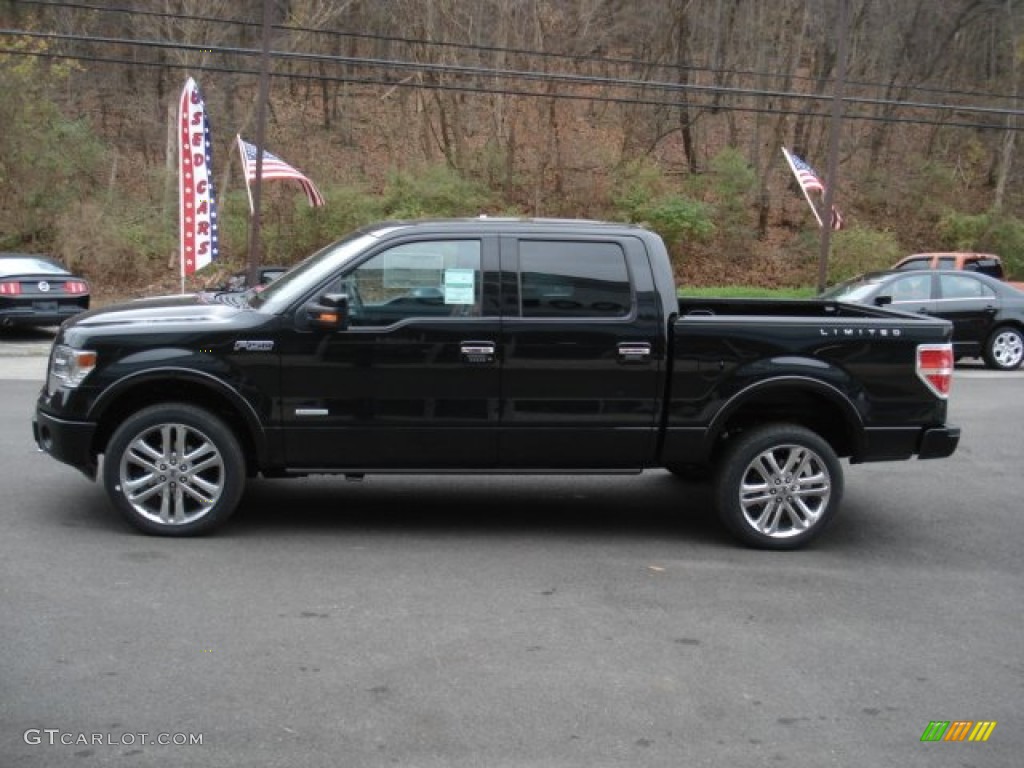 Tuxedo Black Metallic 2013 Ford F150 Limited SuperCrew 4x4 Exterior Photo #73163889
