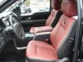 Limited Unique Red Leather Front Seat Photo for 2013 Ford F150 #73163994
