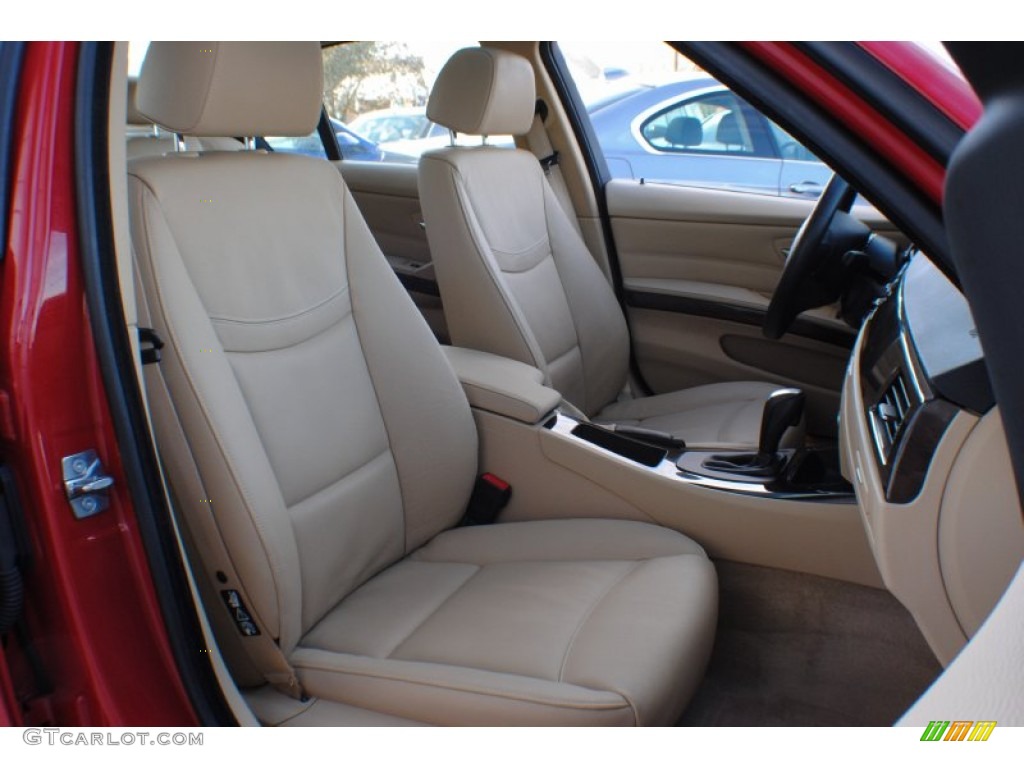 2010 3 Series 328i xDrive Sedan - Crimson Red / Beige photo #10