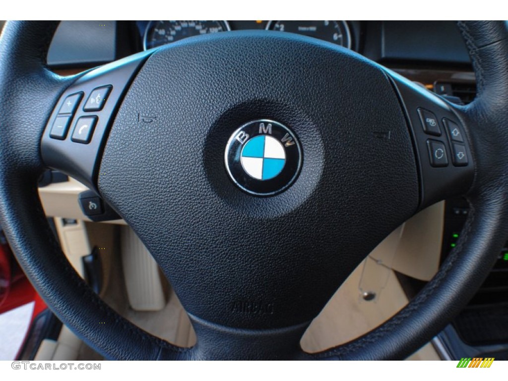 2010 3 Series 328i xDrive Sedan - Crimson Red / Beige photo #14