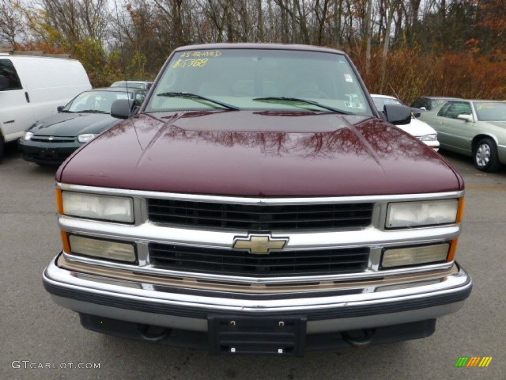 Dark Carmine Red Metallic 1998 Chevrolet Tahoe LT 4x4 Exterior Photo #73165089