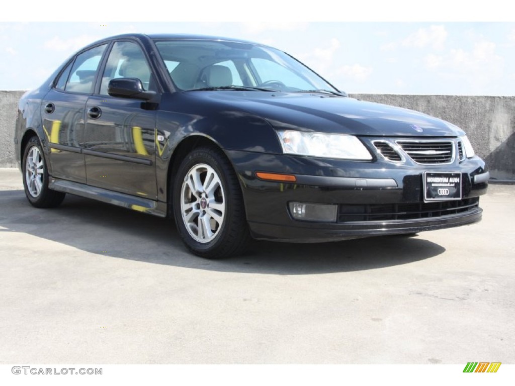 2006 9-3 2.0T Sport Sedan - Black / Parchment photo #1