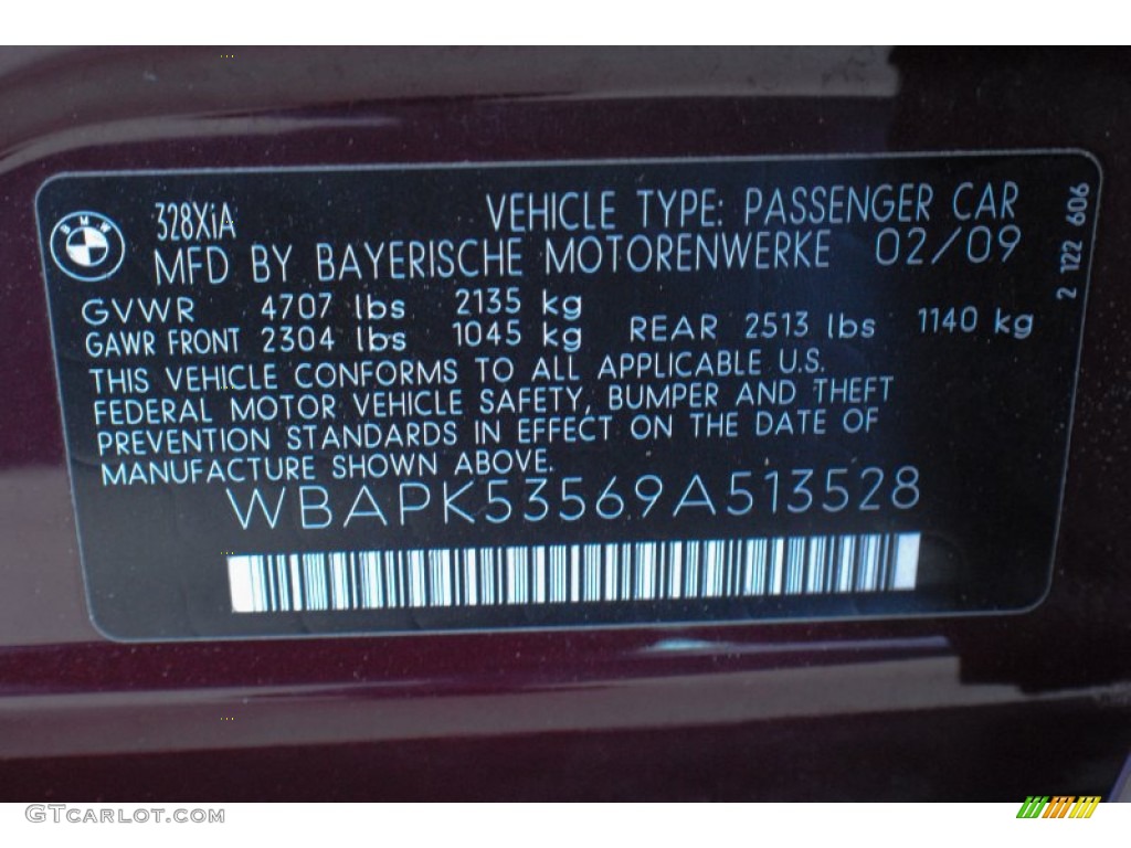 2009 3 Series 328xi Sedan - Barbara Red Metallic / Oyster Dakota Leather photo #17