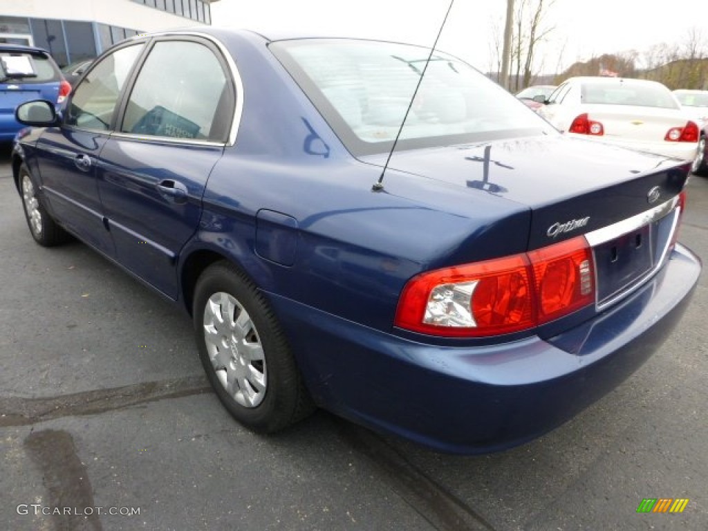 2004 Optima LX - Imperial Blue / Gray photo #4