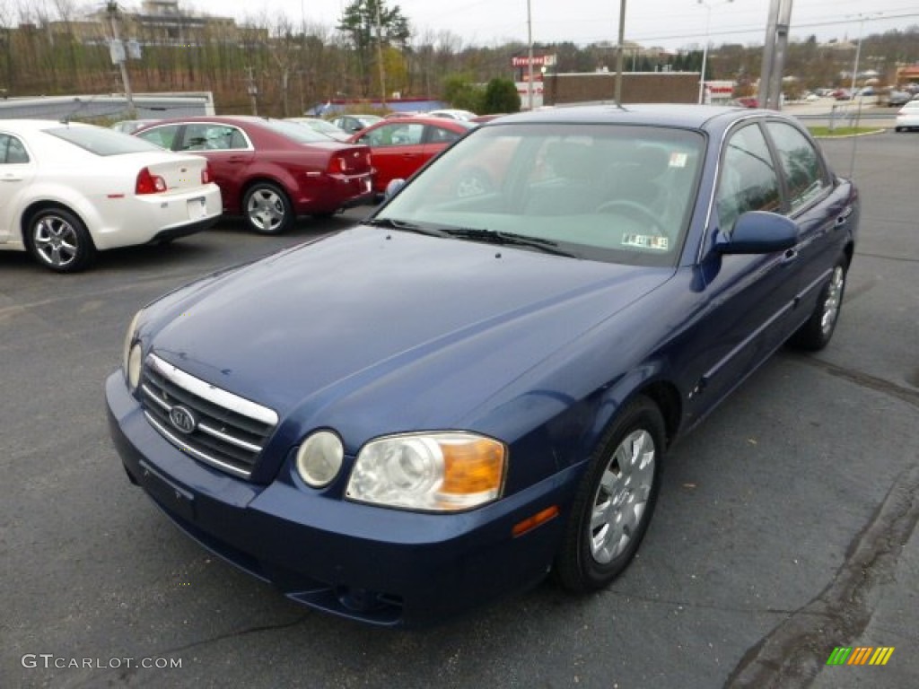 2004 Optima LX - Imperial Blue / Gray photo #5