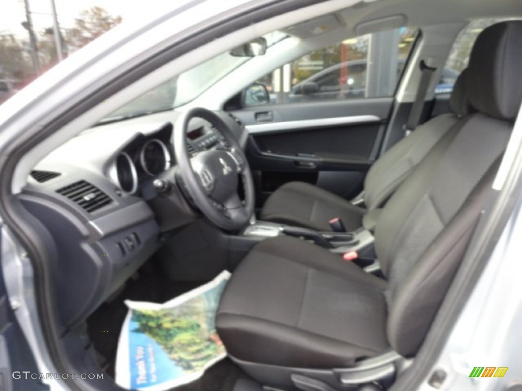 2010 Lancer ES - Apex Silver Metallic / Black photo #8