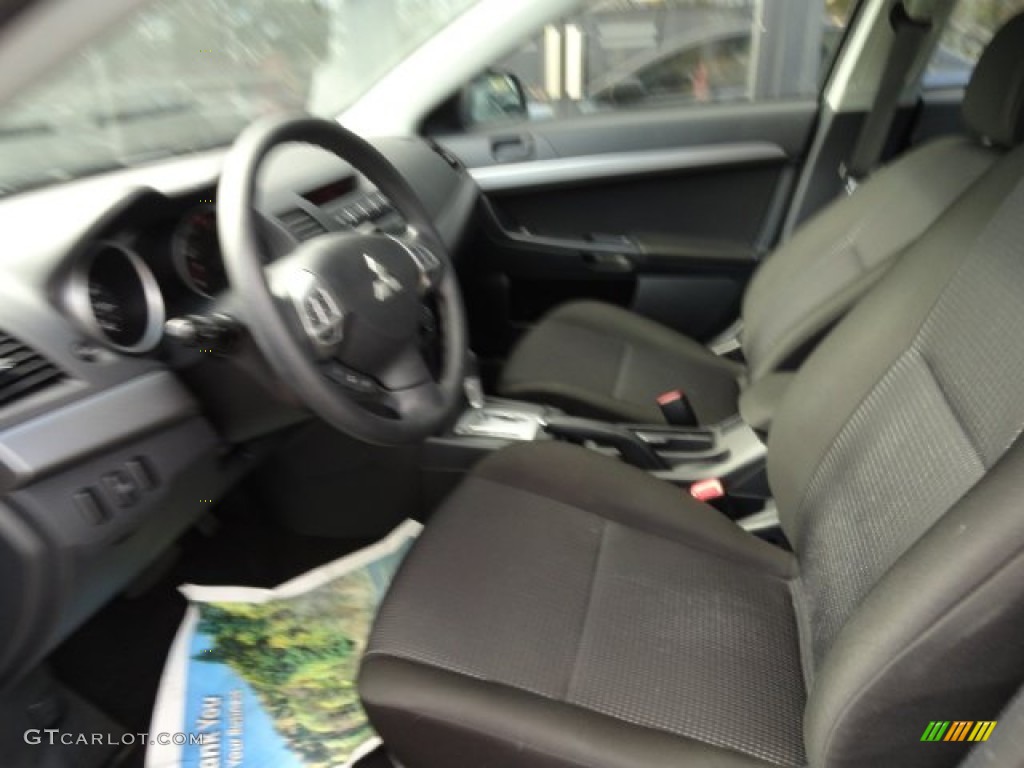 2010 Lancer ES - Apex Silver Metallic / Black photo #9