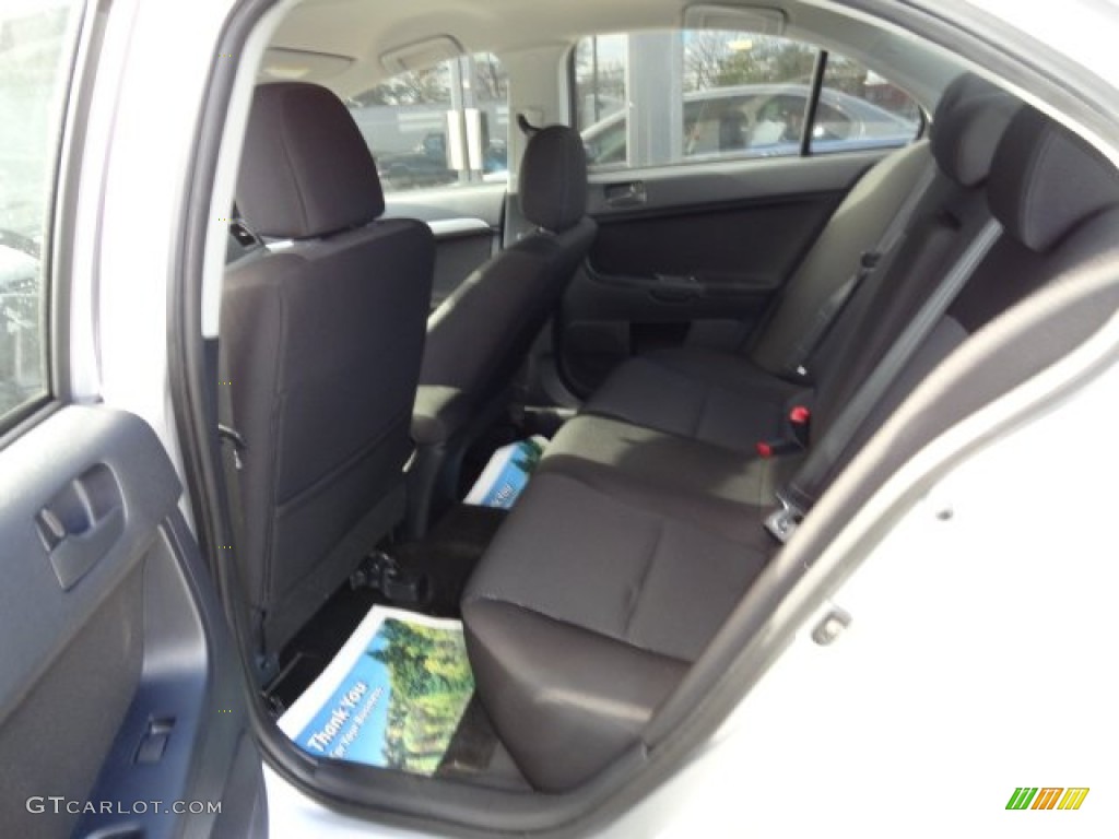 2010 Lancer ES - Apex Silver Metallic / Black photo #11