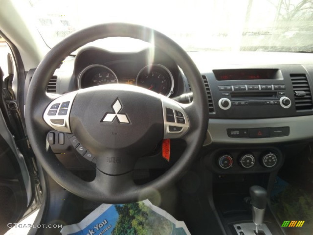 2010 Lancer ES - Apex Silver Metallic / Black photo #20