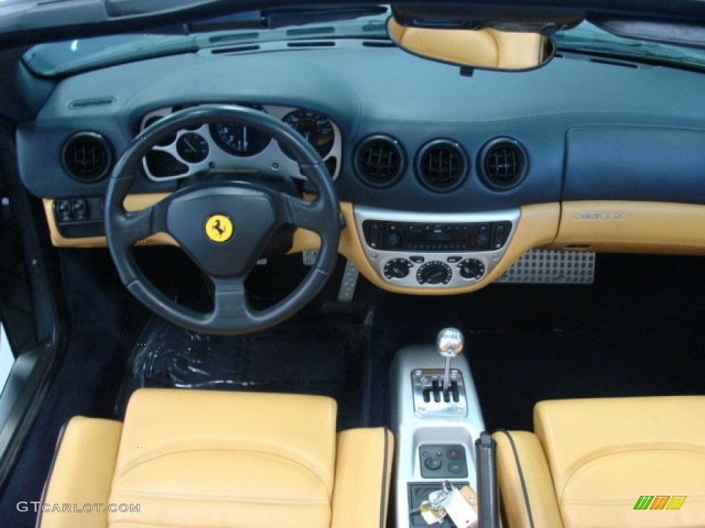 2004 Ferrari 360 Spider Tan Dashboard Photo #73167072