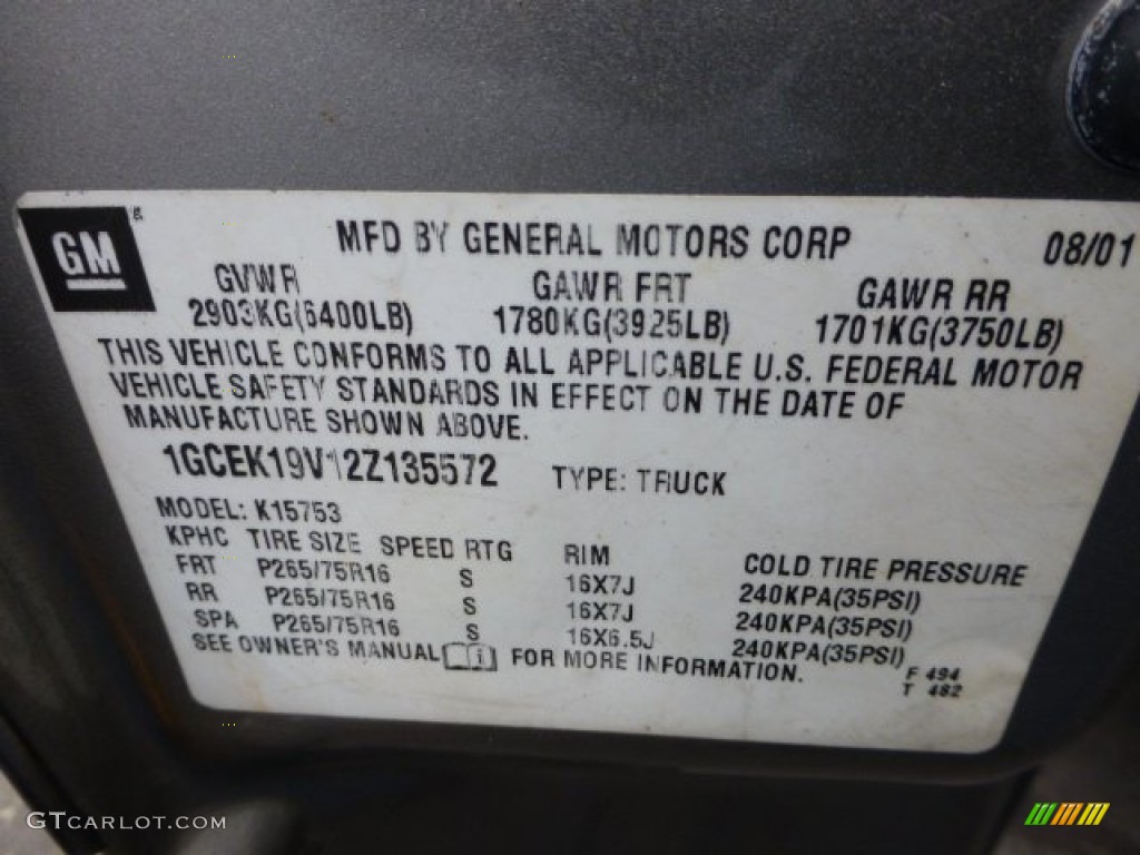 2002 Silverado 1500 LS Extended Cab 4x4 - Light Pewter Metallic / Graphite Gray photo #14