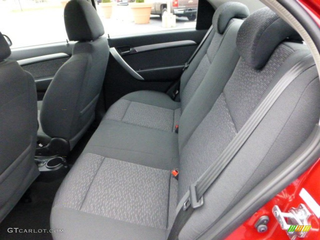 2010 Aveo LT Sedan - Sport Red / Charcoal photo #11