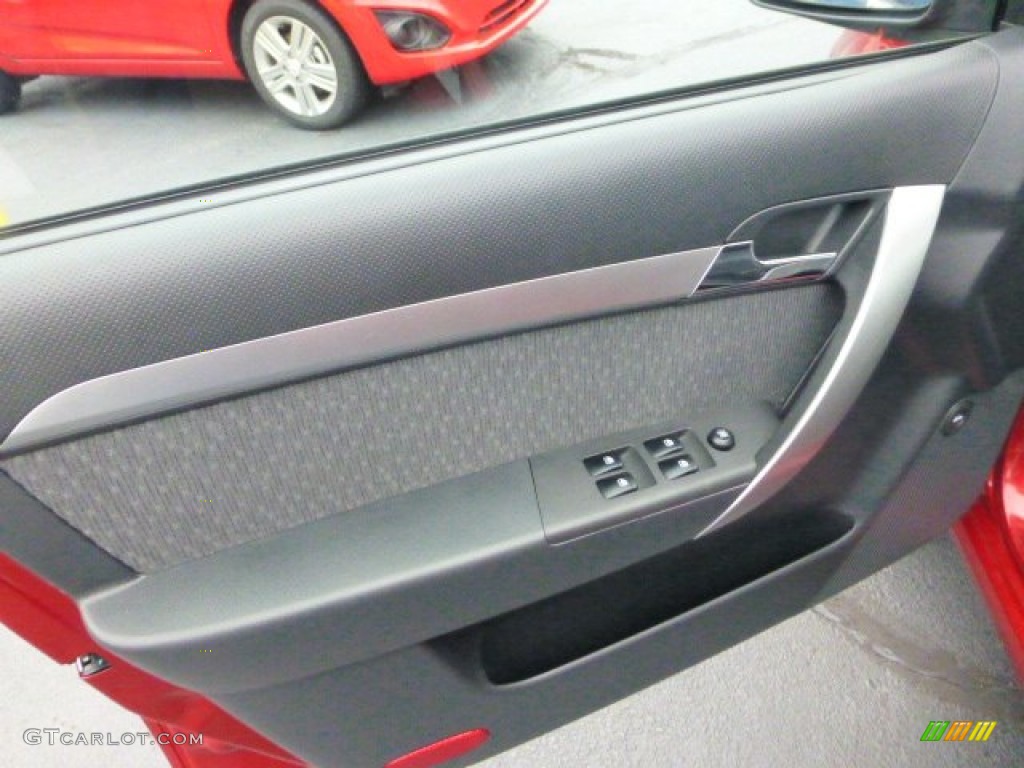 2010 Aveo LT Sedan - Sport Red / Charcoal photo #14