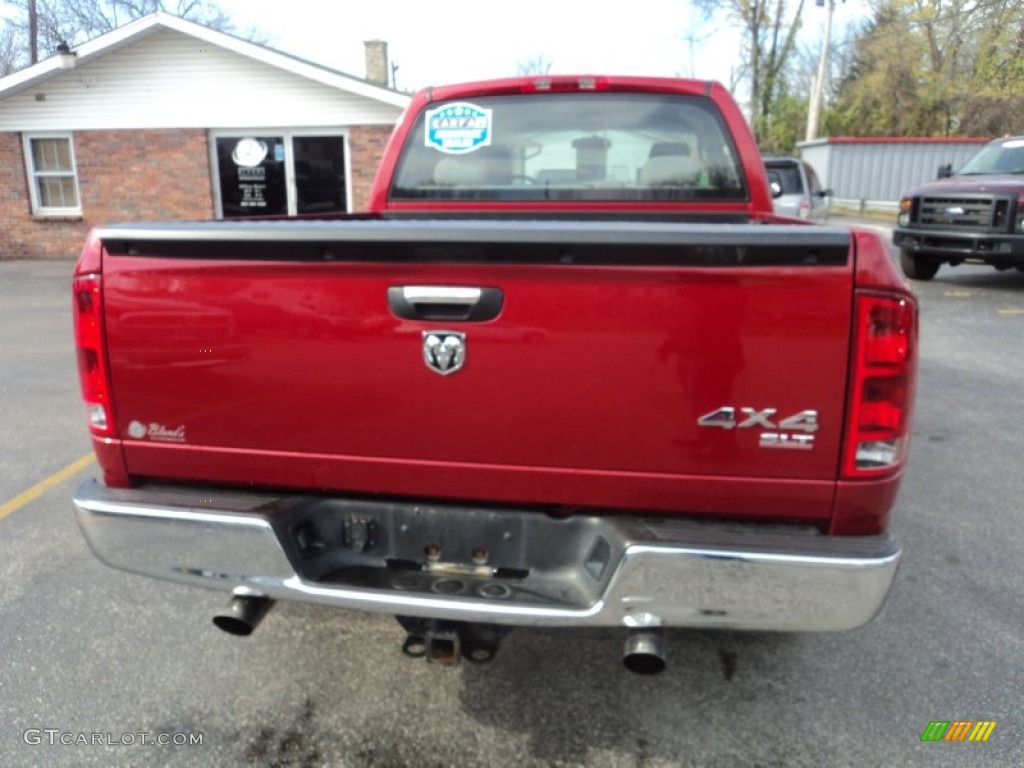 2006 Ram 1500 SLT Quad Cab 4x4 - Inferno Red Crystal Pearl / Medium Slate Gray photo #22