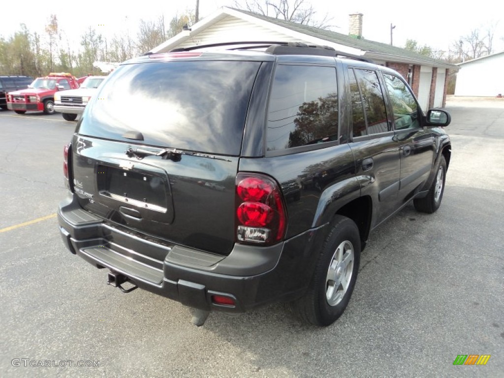 2005 TrailBlazer LS 4x4 - Dark Gray Metallic / Light Gray photo #3