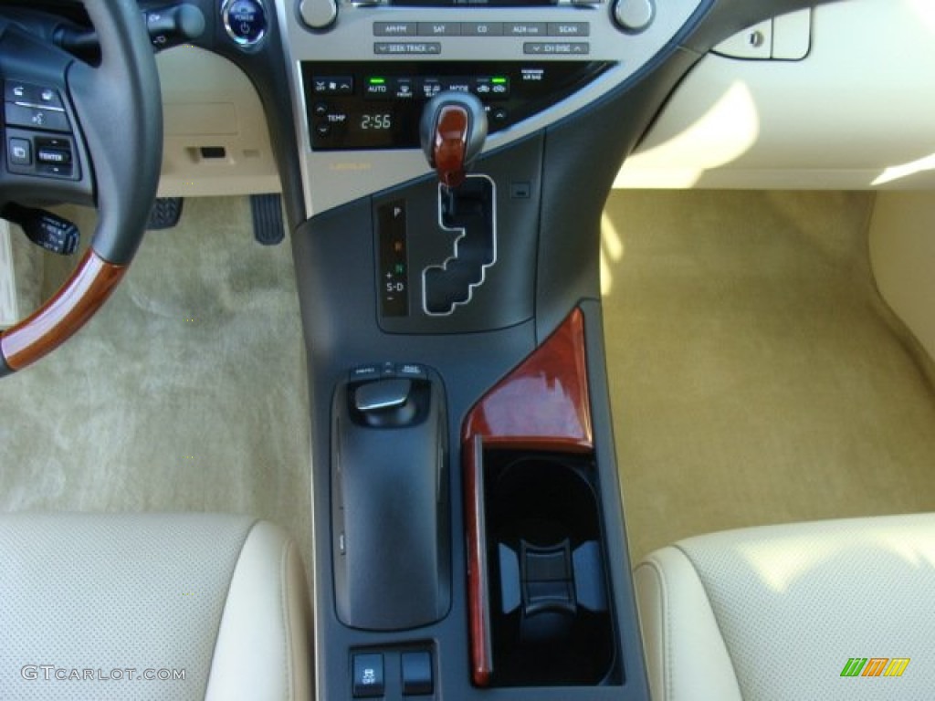 2010 RX 450h AWD Hybrid - Aurora White Pearl / Parchment/Brown Walnut photo #18