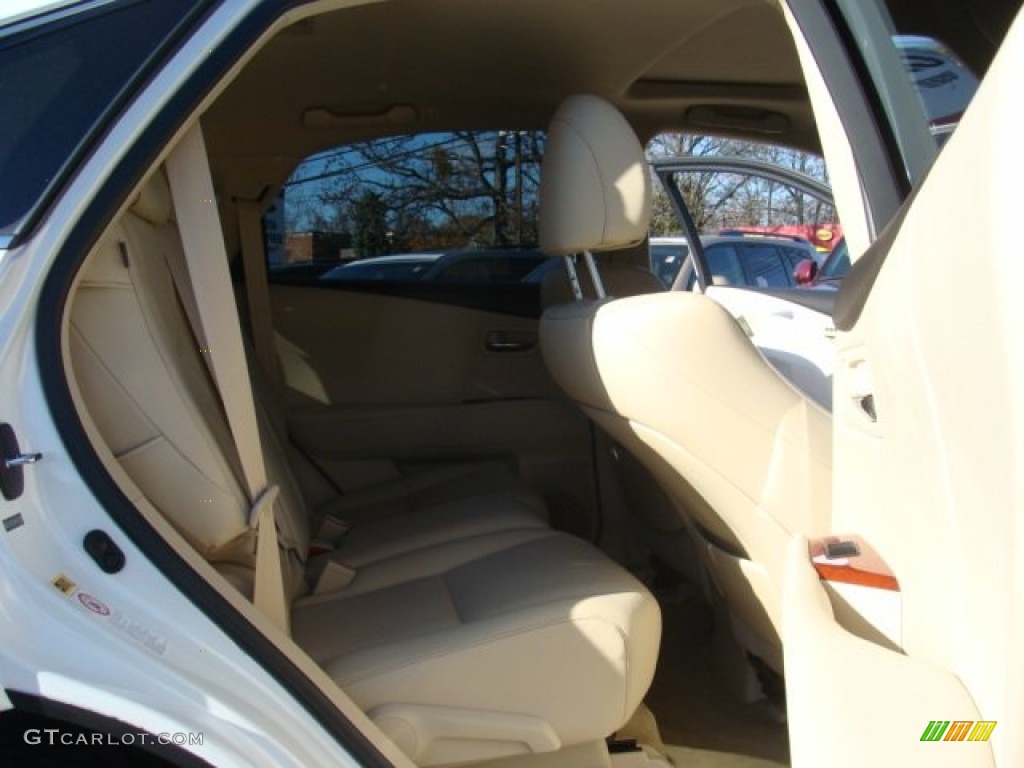 2010 RX 450h AWD Hybrid - Aurora White Pearl / Parchment/Brown Walnut photo #21