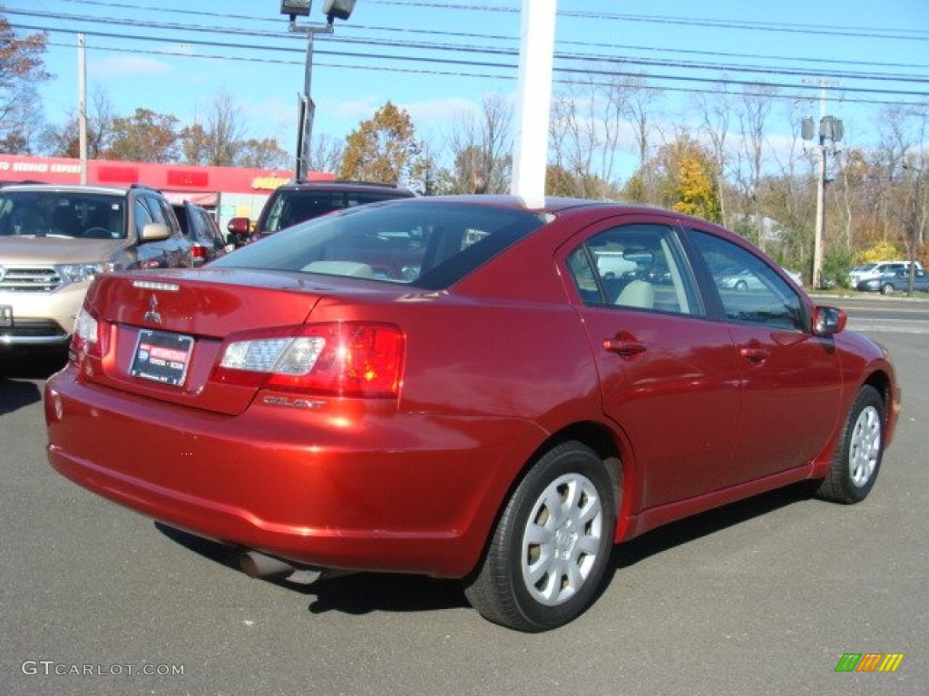 2009 Galant ES - Rave Red Pearl / Beige photo #4