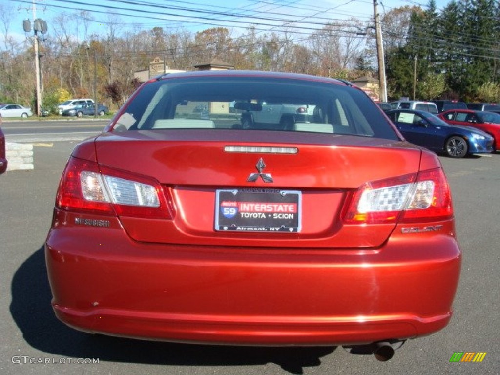 2009 Galant ES - Rave Red Pearl / Beige photo #5