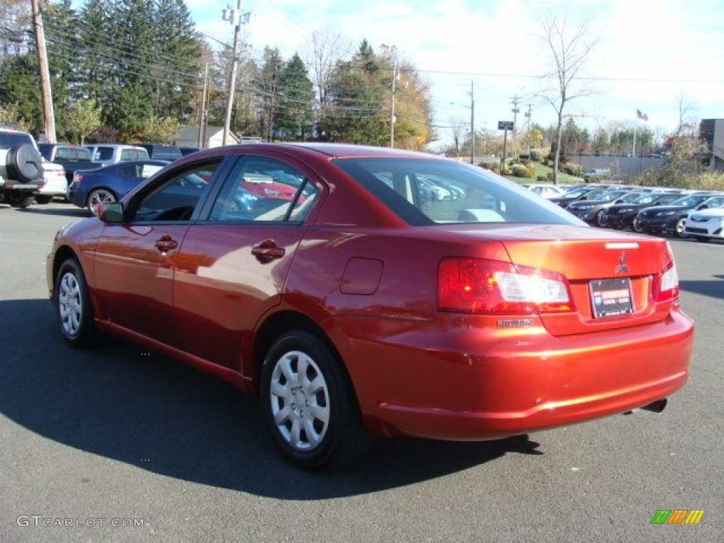2009 Galant ES - Rave Red Pearl / Beige photo #6