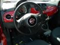 2012 Rosso (Red) Fiat 500 c cabrio Pop  photo #7