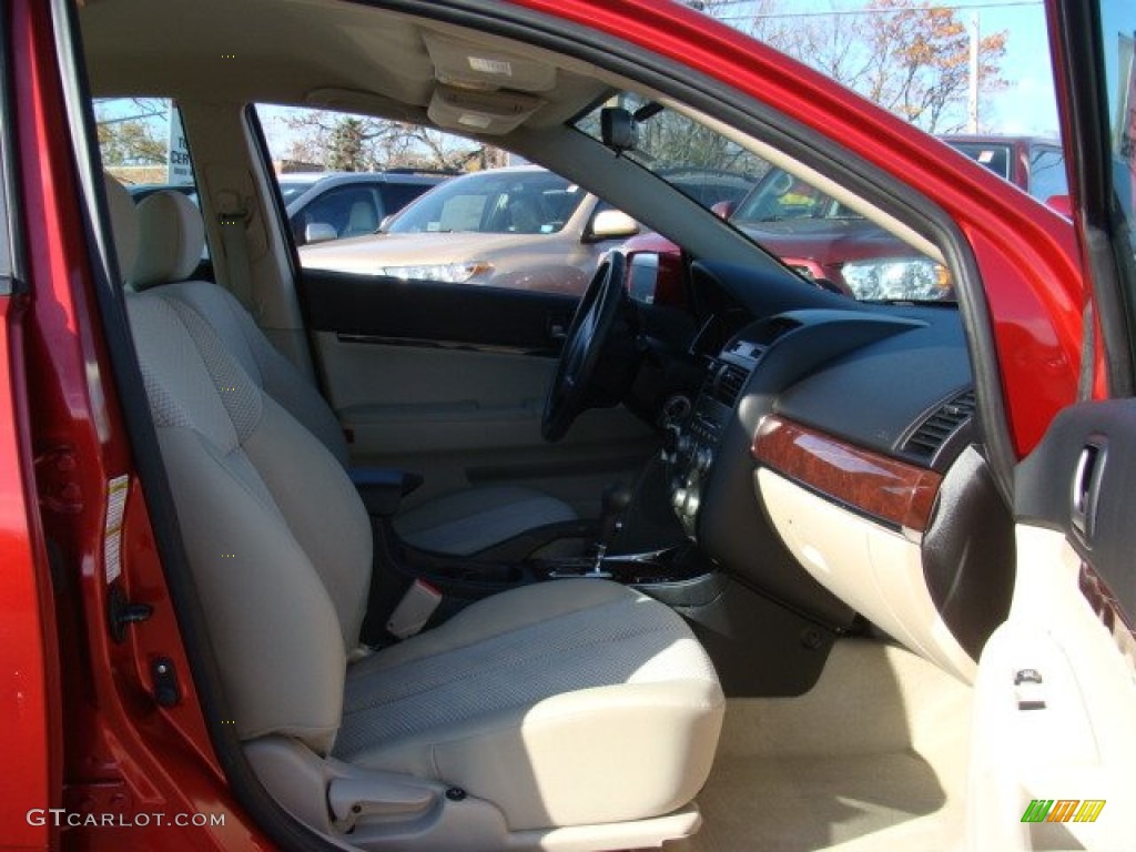 2009 Galant ES - Rave Red Pearl / Beige photo #22