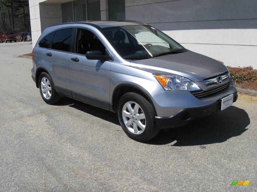 2007 CR-V EX - Whistler Silver Metallic / Black photo #1