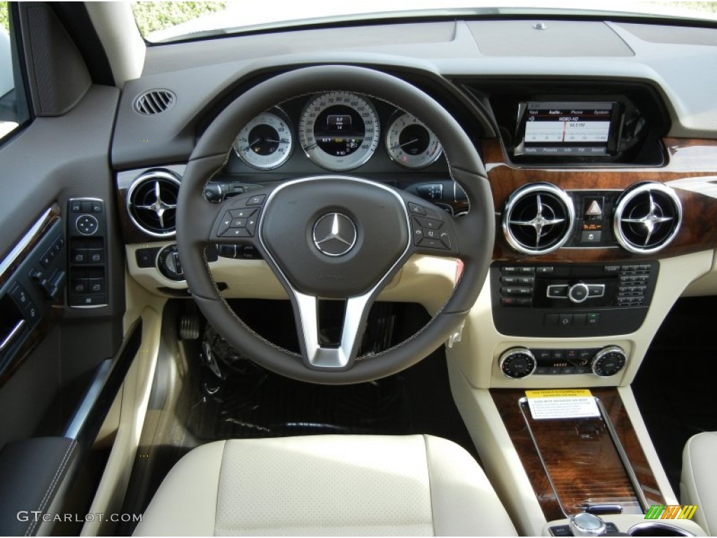 2013 Mercedes-Benz GLK 350 Almond/Mocha Dashboard Photo #73170654