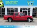 Victory Red 2005 Chevrolet Colorado LS Crew Cab