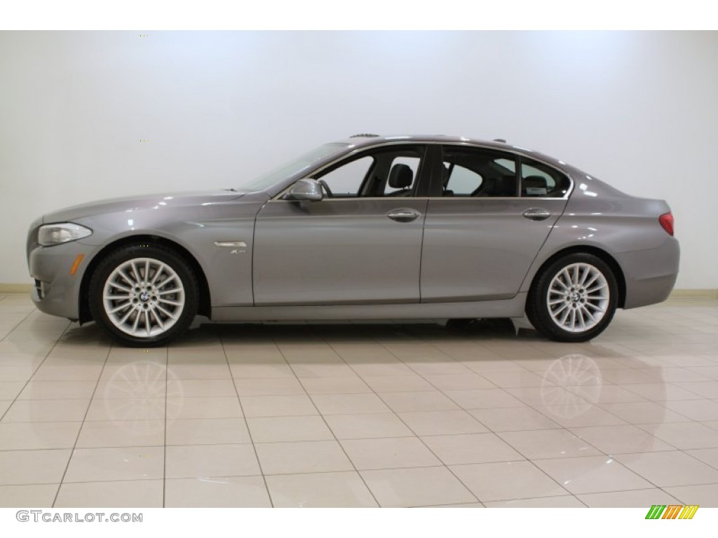 Space Gray Metallic 2012 BMW 5 Series 535i xDrive Sedan Exterior Photo #73170822