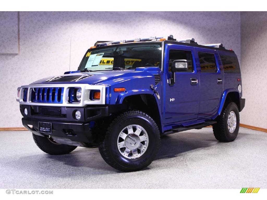 2006 H2 SUV - Pacific Blue / Ebony photo #1