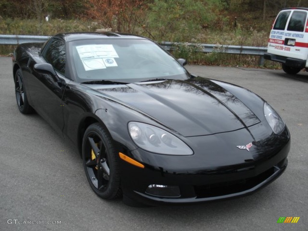 2013 Corvette Coupe - Black / Ebony photo #2