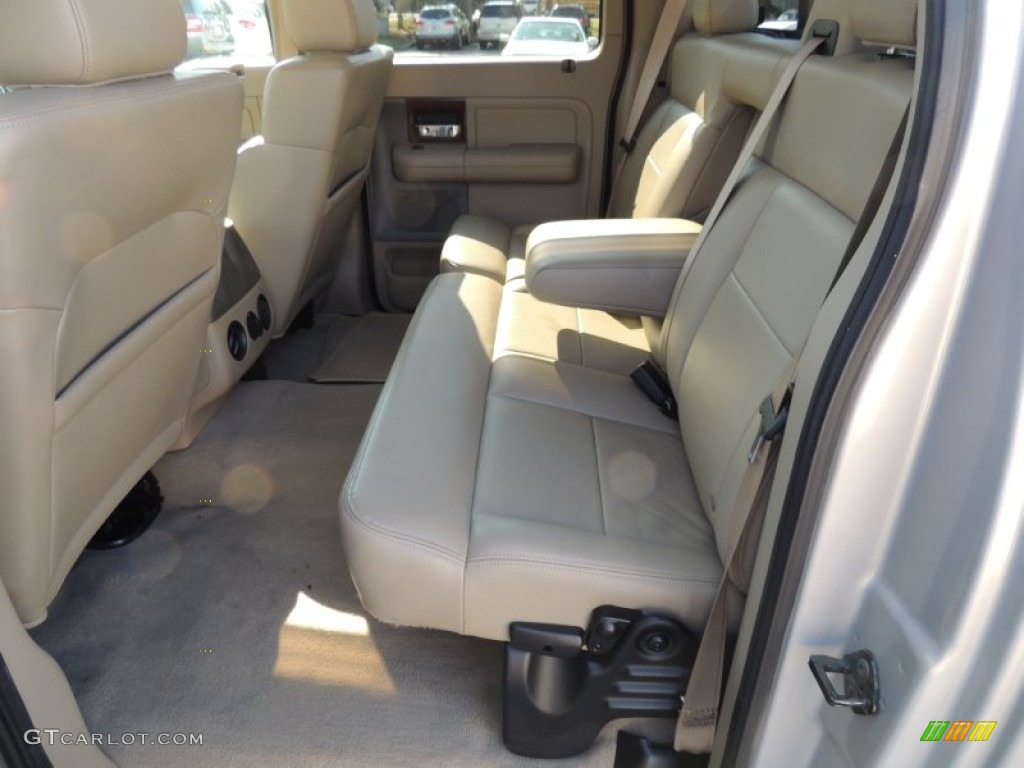 2006 F150 Lariat SuperCrew - Smokestone Metallic / Tan photo #7