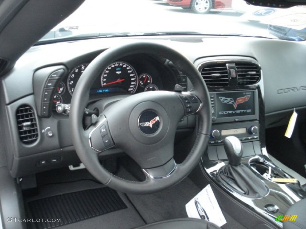 2013 Chevrolet Corvette Coupe Ebony Dashboard Photo #73171662