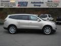 2013 Champagne Silver Metallic Chevrolet Traverse LT AWD  photo #1