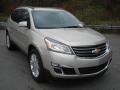 2013 Champagne Silver Metallic Chevrolet Traverse LT AWD  photo #2