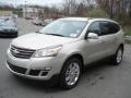 2013 Champagne Silver Metallic Chevrolet Traverse LT AWD  photo #4