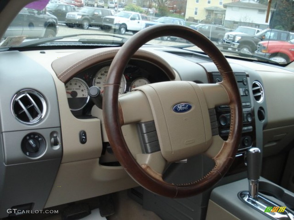 2006 F150 King Ranch SuperCrew 4x4 - Oxford White / Castano Brown Leather photo #8