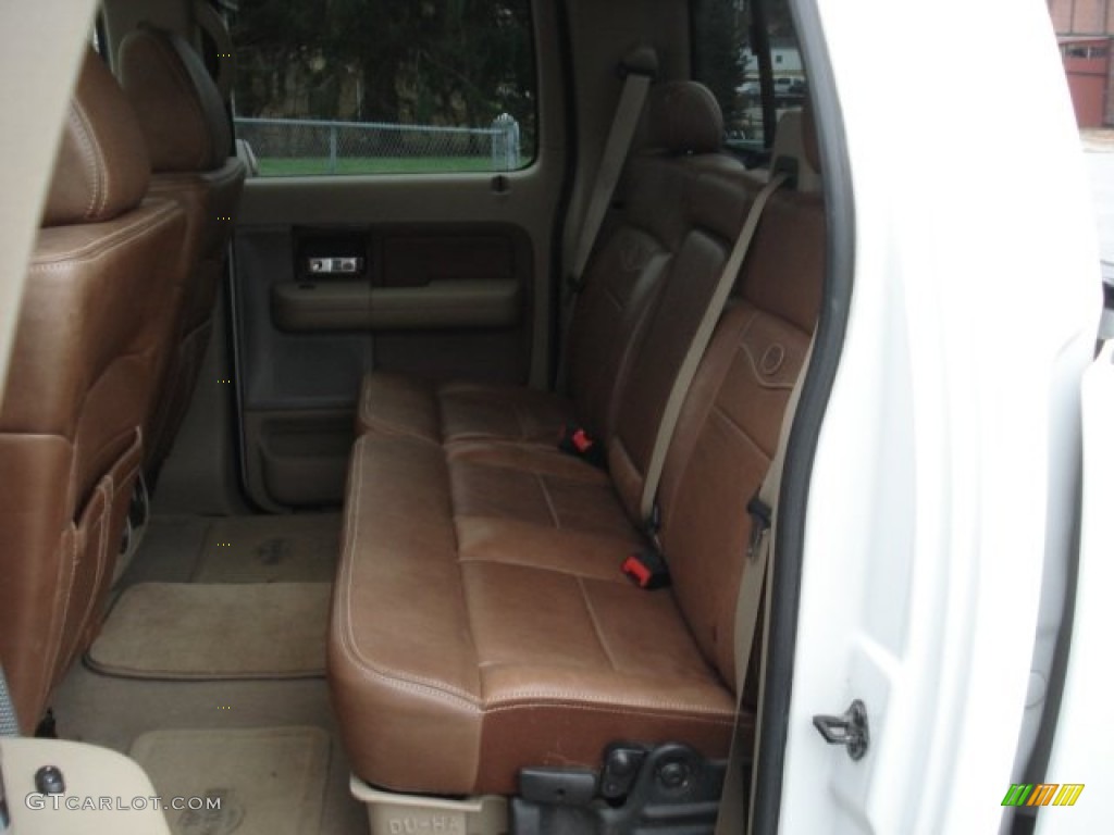 2006 F150 King Ranch SuperCrew 4x4 - Oxford White / Castano Brown Leather photo #10