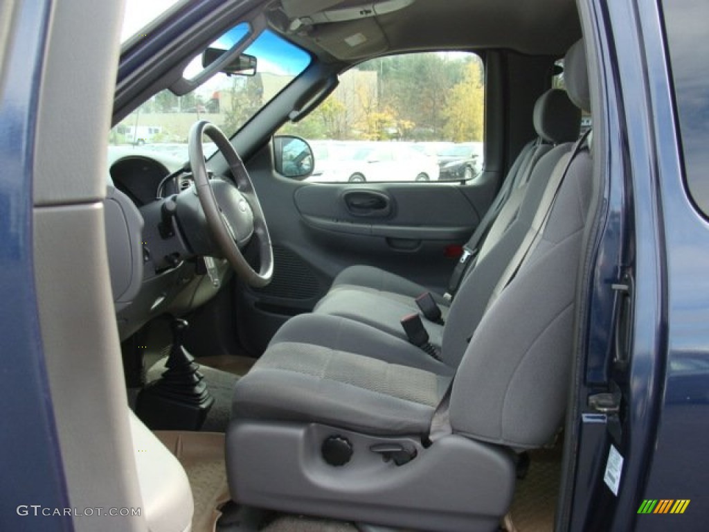 Medium Graphite Grey Interior 2003 Ford F150 FX4 SuperCab 4x4 Photo #73173197