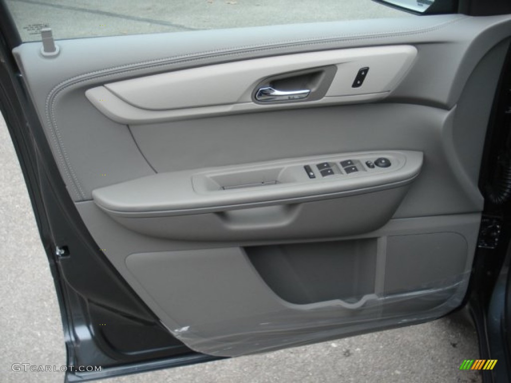 2013 Chevrolet Traverse LS AWD Dark Titanium/Light Titanium Door Panel Photo #73173837