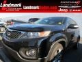 2012 Ebony Black Kia Sorento EX  photo #1